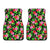 Pink Red Hibiscus Pattern Print Design HB023 Car Floor Mats-JORJUNE.COM