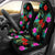 Pink Red Hibiscus Tropical Flowers Universal Fit Car Seat Covers
