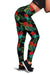 Pink Red Hibiscus Women Leggings