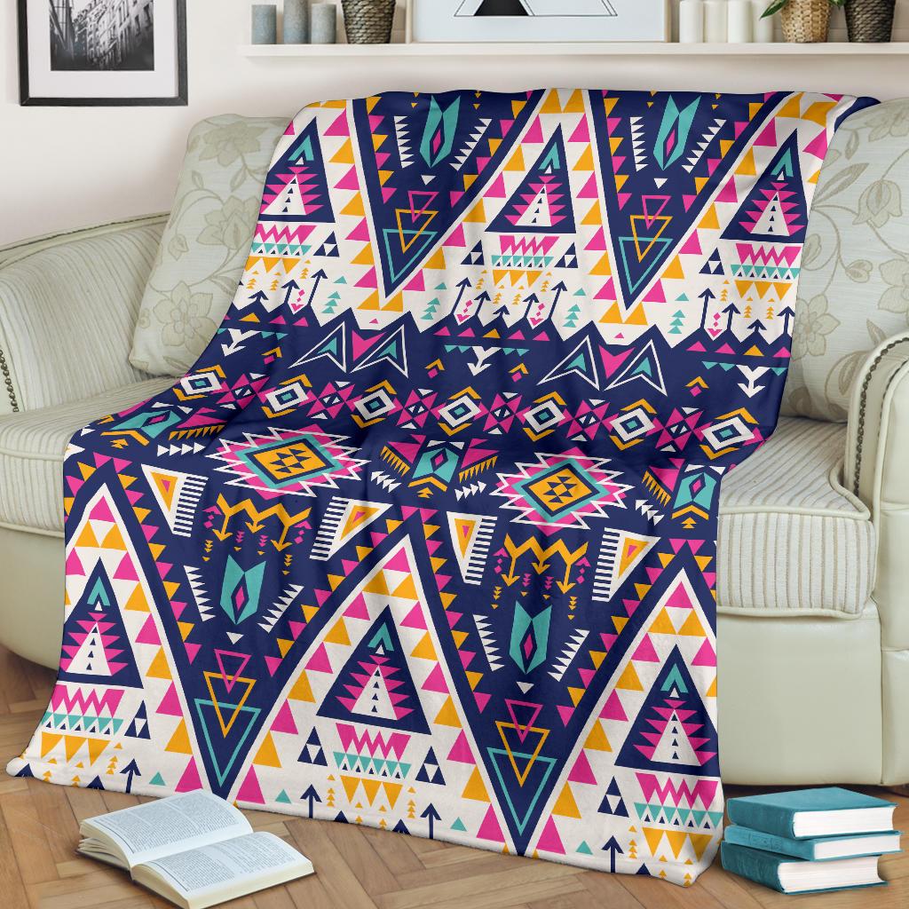 Aztec Designed Sherpa Fleece Blanket | hotsell Native American Fleece Blanket