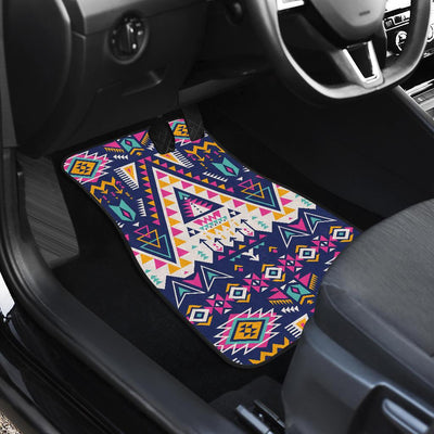 Pink Tribal Aztec native american Front and Back Car Floor Mats