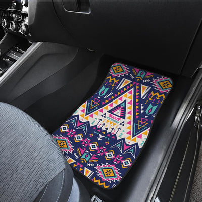 Pink Tribal Aztec native american Front and Back Car Floor Mats