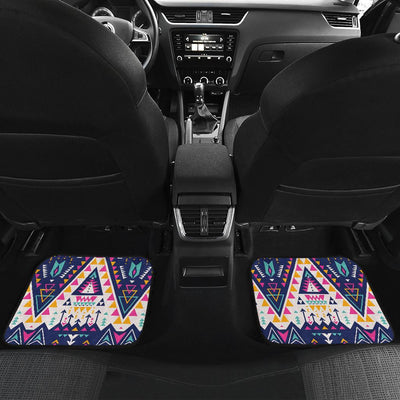 Pink Tribal Aztec native american Front and Back Car Floor Mats