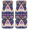 Pink Tribal Aztec native american Front and Back Car Floor Mats