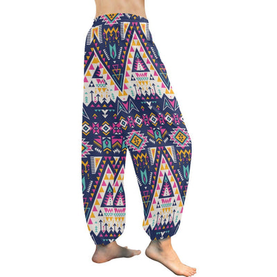 Pink Tribal Aztec native american Harem Pants