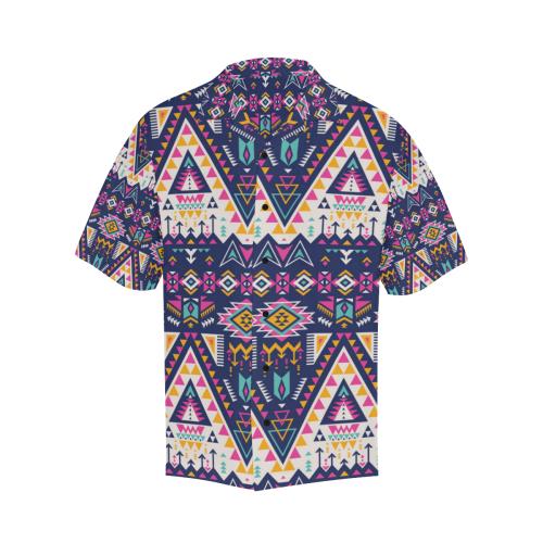 Pink Tribal Aztec native american Men Hawaiian Shirt