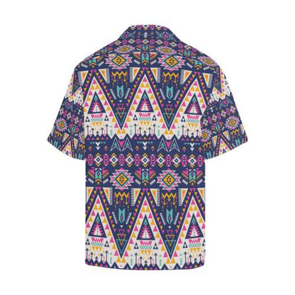 Pink Tribal Aztec native american Men Hawaiian Shirt