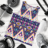 Pink Tribal Aztec native american Men Tank Top