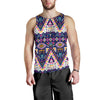 Pink Tribal Aztec native american Men Tank Top