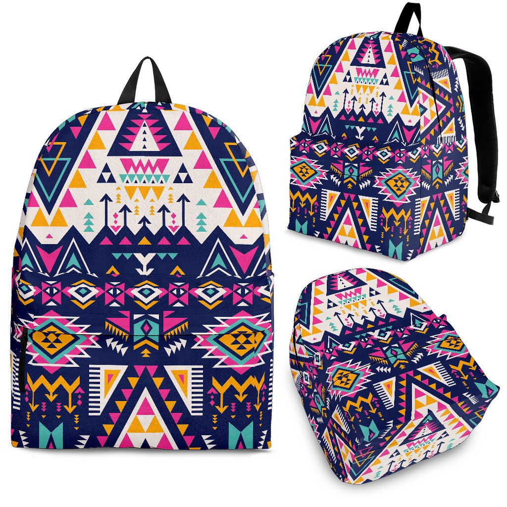 Pink Tribal Aztec Native American Premium Backpack