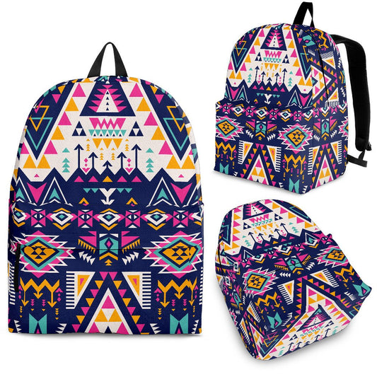 Pink Tribal Aztec Native American Premium Backpack