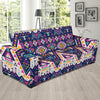 Pink Tribal Aztec native american Sofa Slipcover-JORJUNE.COM