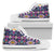 Pink Tribal Aztec Native American Women High Top Shoes