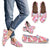 Pink Tropical Palm Leaves Women Casual Shoes-JorJune.com