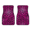 Pink Zebra Car Floor Mats