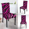 Pink Zebra Dining Chair Slipcover-JORJUNE.COM