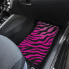 Pink Zebra Front and Back Car Floor Mats