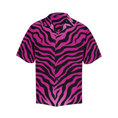 Pink Zebra Men Hawaiian Shirt