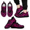 Pink Zebra Men Sneakers