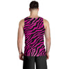 Pink Zebra Men Tank Top