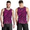 Pink Zebra Men Tank Top