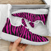 Pink Zebra Mesh Knit Sneakers Shoes