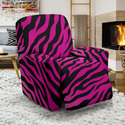 Pink Zebra Recliner Slipcover-JORJUNE.COM