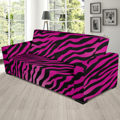 Pink Zebra Sofa Slipcover-JORJUNE.COM