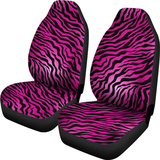 Pink Zebra Universal Fit Car Seat Covers