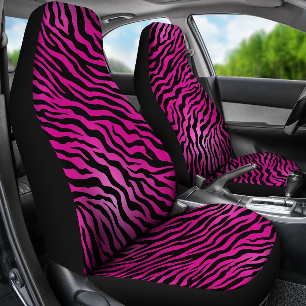 Pink Zebra Universal Fit Car Seat Covers
