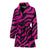 Pink Zebra Women Bath Robe