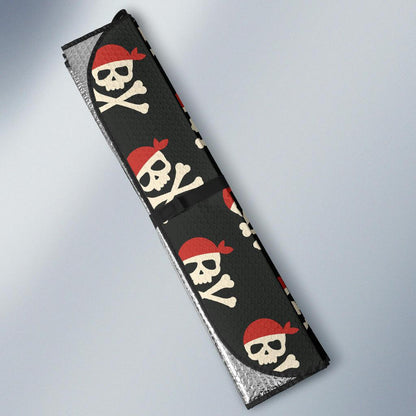 Pirate Pattern Print Design A04 Car Sun Shades-JORJUNE.COM