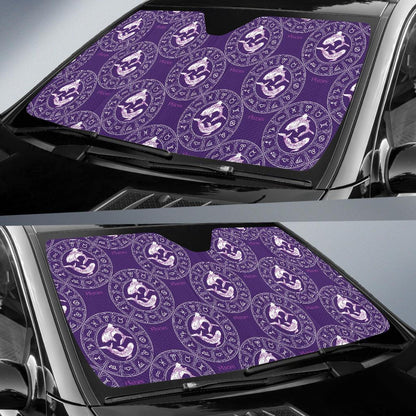 Pisces Pattern Print Design A02 Car Sun Shades-JORJUNE.COM