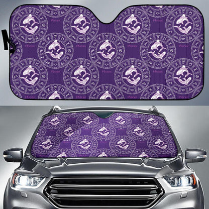 Pisces Pattern Print Design A02 Car Sun Shades-JORJUNE.COM