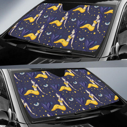Pisces Pattern Print Design A04 Car Sun Shades-JORJUNE.COM