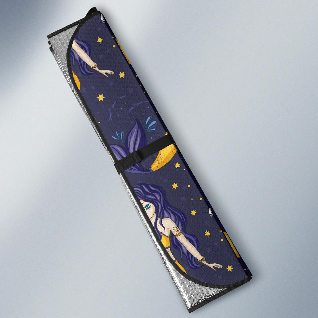 Pisces Pattern Print Design A04 Car Sun Shades-JORJUNE.COM