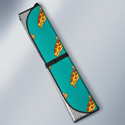 Pizza Pattern Print Design A03 Car Sun Shades-JORJUNE.COM