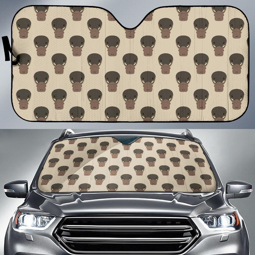 Platypus Pattern Print Design A03 Car Sun Shades-JORJUNE.COM