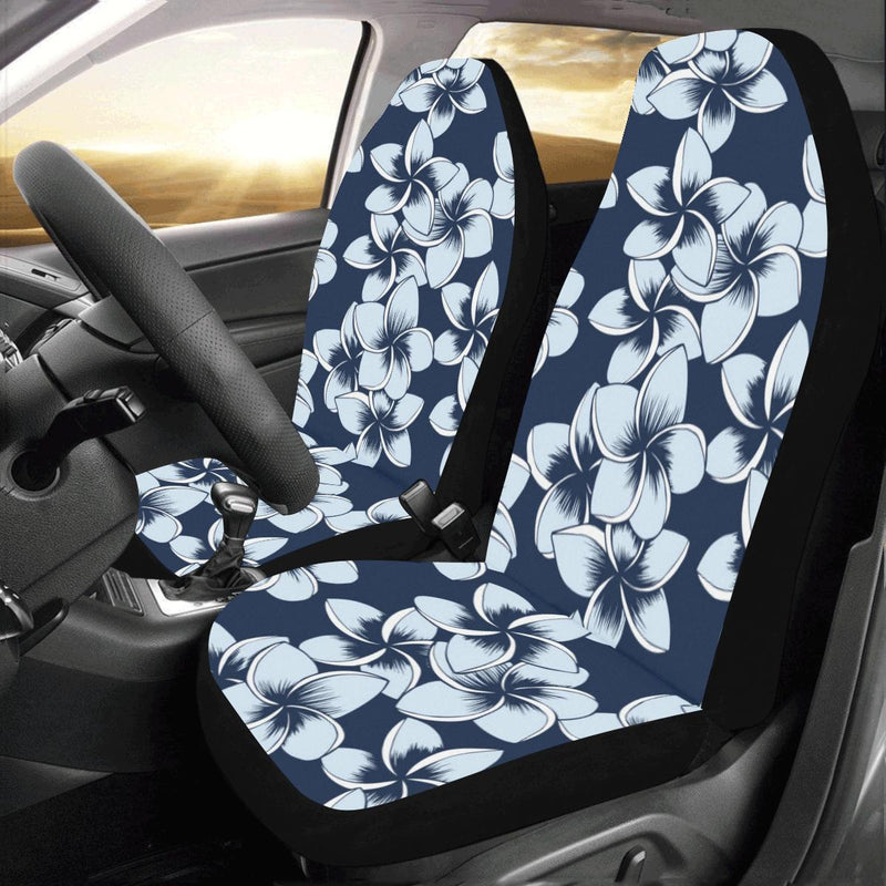 Plumeria Pattern Print Design A02 Car Seat Covers (Set of 2)-JORJUNE.COM