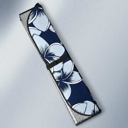 Plumeria Pattern Print Design A02 Car Sun Shades-JORJUNE.COM