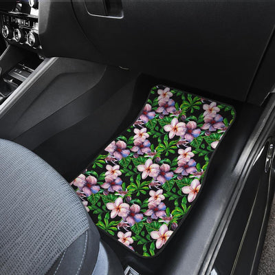 Plumeria Pattern Print Design PM01 Car Floor Mats-JORJUNE.COM