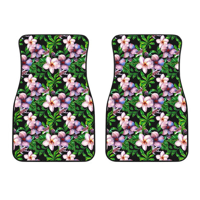 Plumeria Pattern Print Design PM01 Car Floor Mats-JORJUNE.COM