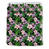 Plumeria Pattern Print Design PM01 Duvet Cover Bedding Set-JORJUNE.COM