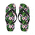 Plumeria Pattern Print Design PM01 Flip Flops-JorJune