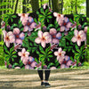 Plumeria Pattern Print Design PM01 Hooded Blanket-JORJUNE.COM