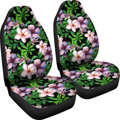 Plumeria Pattern Print Design PM01 Universal Fit Car Seat Covers-JorJune