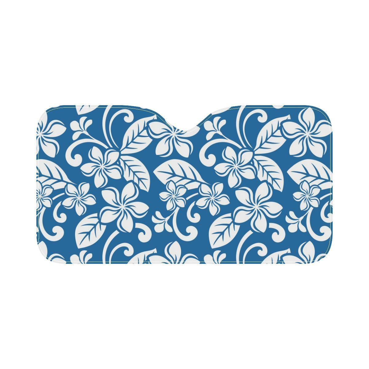 Plumeria Pattern Print Design PM013 Car Sun Shade-JorJune