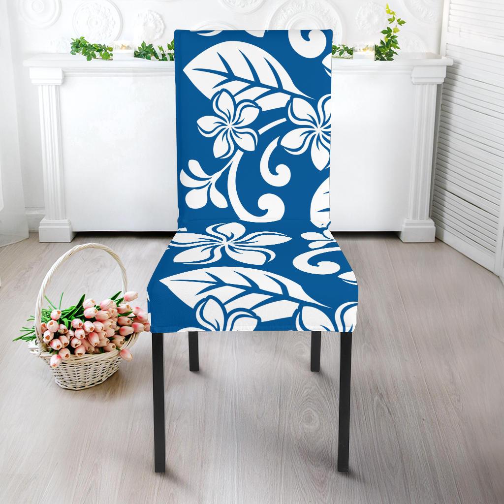 Plumeria Pattern Print Design PM013 Dining Chair Slipcover-JORJUNE.COM