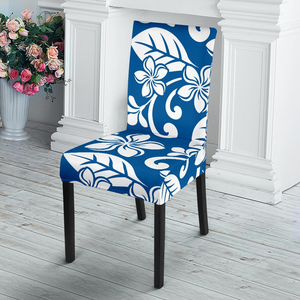 Plumeria Pattern Print Design PM013 Dining Chair Slipcover-JORJUNE.COM