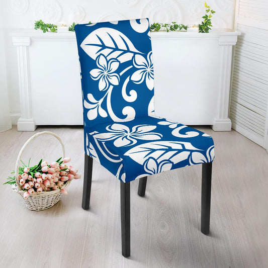 Plumeria Pattern Print Design PM013 Dining Chair Slipcover-JORJUNE.COM